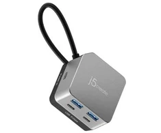 J5CREATE USB-C 4K144 HDMI HUB | CUBE PLUS 6 IN 1