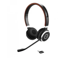 Jabra Evolve 65 TE ausinės, stereo, belaidės, Bluetooth, sertifikuotos Microsoft Teams