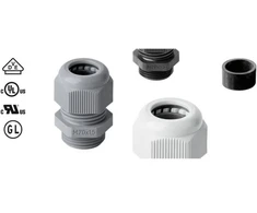 Jacob PERFECT Verschraub.50.625 PA7035M25 lichtgrau 11-17mm L8mm IP68