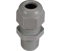 JACOB Srieginė jungtis „Perfect NPT ¾“ kabeliui Ø9-16 mm IP68, UL poliamidas, šviesiai pilka RAL 7035