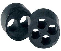 JACOB Multipaking Perfect M25 kabelis Ø 4x6 mm TPE guminis, juodas
