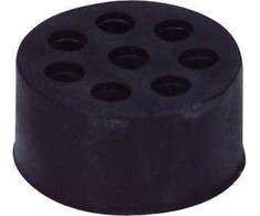 JACOB Daugiapakis Perfect M40 kabelis Ø 8x6,5 mm TPE guminis, juodas