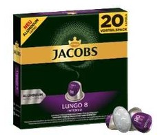 Kavos aparatas Jacobs Lungo Intenso 8 Malta kava kapsulėse 20 vnt., 104 g
