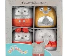 Mattel Squishmallows – 13 cm Disney 100 4 pakuotės (230233)