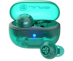 JLab Go Pop ANC, True Belaidės Stereo (TWS), 20 - 20000 Hz, Calls/Music, Ausinės, Teal, Transparent