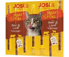 Josera Josicat Meat Sticks jautiena &amp; ėriena skanėstai katėms su jautiena ir ėriena, 35 g