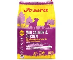 Josera Mini lašiša+vištiena sausas pašaras mažų veislių šunims su lašiša ir vištiena, 10 kg