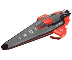Joysway E1 RaceBird Lite RC hidrosparnio nuotolinio valdymo kateris 2,4 GHz RTR, raudonas