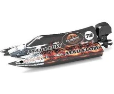 Joysway „Mad Flow V3“ bešepetėlinis nuotolinio valdymo kateris (su baterija ir įkrovikliu)