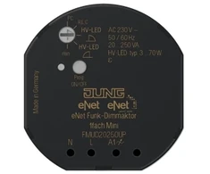 JUNG FM UD 20250 UP - Dimming actuator - Flush-mounted - 868 MHz - 20 mW - 100 m - Juodas