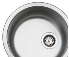 Juvel KC380 matinė kriauklė su sieteliu - virtuvės kriauklė. matinė. Ø385x175. su sieteliu.