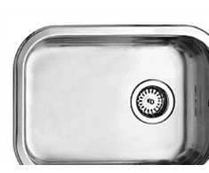 Juvel Uni virtuvės kriauklė 34x48 - matinė virtuvės kriauklė 340x480 mm su filtru