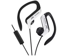 JVC HA-EBR25-W-E Ear clip ausinės skirta sport with remote &amp; mic, su laidu, 16 - 20000 Hz, Sports, 13 g, Ausinės, Baltas