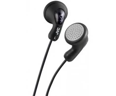JVC F14 Gumy In Ear su laidu Juodas, su laidu, Music, 16 - 20000 Hz, 17.1 g, Ausinės, Juodas