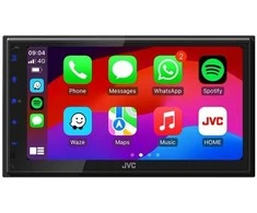 Automagnetola JVC KW-M593BT automobilio radijas su Apple CarPlay / Android Auto, DAB+ ir Bluetooth