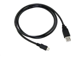Kabelis USB C-Tech USB-A - microUSB 0,5 m Juodas (CB-USB2M-05B)