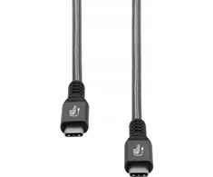 Kabelis USB ProXtend USB-C - USB-C 0.5 m Pilka (USB4 Cable Gen. 3x2 40Gbps)