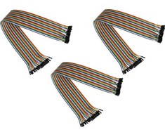 Alcasa kabelmeister Jumper Wire 40-Pin Bu-Bu 3er-Set 20cm