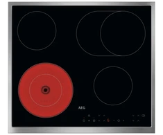 Kaitlentė AEG TN64RA06XB Juodas Wbudowany 60 cm Keramikinė 4 stref(y)