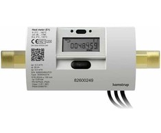 Kamstrup Multical 303 2.5m3/h - Energijos skaitiklis. Baterinis, belaidis M-bus, Mwh, grįžtamasis srautas, 130mm, 1