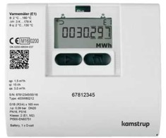 Kamstrup MULTICAL 403 0,6m3/h - šilumokaičiai 110mm x G3/4 'B (R1/2') grąžinimas