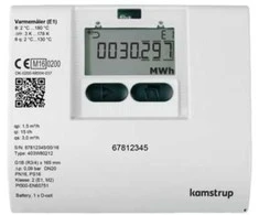 Kamstrup MULTICAL 403 1,5m3/h - šilumos siurbliai 110mm x G3/4 'B (R1/2 ') grįžtamasis sriegis