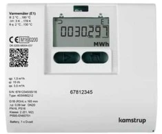Kamstrup MULTICAL 403 6.0 m3/h - Šilumos skaitiklis 260 mm x G11/4' B (R1') grįžtamasis vamzdis