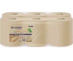 Karen Lucart EcoNatural* L-ONE Maxi - Valymo ritinys, centrinė dozacija, 2 sluoksniai, 158 m, celiuliozė Fiberpack - 6 ritinėliai