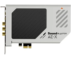 Creative „Labs Sound Blaster AE-X“, 7.1 kanalų, vidinė, 32 bitų, 130 dB, PCI-E