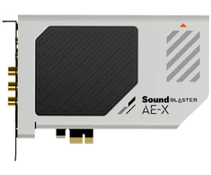Creative „Labs Sound Blaster AE-X“, 7.1 kanalų, vidinė, 32 bitų, 130 dB, PCI-E