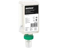 Katrin 48410, Rankos, Putų muilas, Buteliukas su pompa, Drėkinamasis, Minkštinamasis, Stačiakampis, Balta