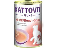 KATTOVIT Feline Niere Renal gėrimas - skanėstai katėms - 135ml