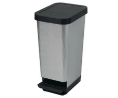 Keter Atliekų konteineris Cep, su pedalu, 45 l, juodas