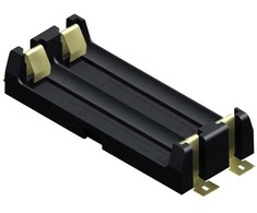 Keystone Elektronika 1012 Baterijų laikiklis 2 R6 (AA) Paviršinio montavimo SMD (I x P x A) 69 x 30 x 15 mm