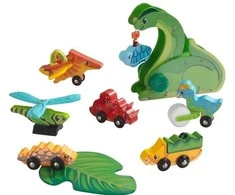 KidKraft 20006, Animal, Juodas, Mėlyna, Žalias, Oranžinis, Violetinė, Raudona, Baltas, Geltona, Plastic, Wood