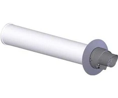 Kierulff IŠMETIMO JUNGTIS 80/125, MONTUOJAMAS ANT SIENOS, 800 mm KONCENTRUOTAS