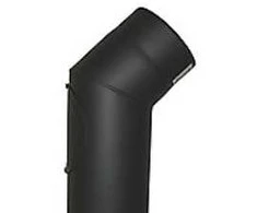 Kierulff Alkūninis vamzdis 45° 6" su valymo sklende
