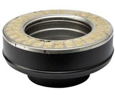 Kierulff 130mm Metalbestos Medžio kobling uØ 129mm