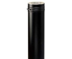 Kierulff Medinis 150/250 mm Lgd 1000 mm įmontuojamas - įmontuojamas perėjimas juodiems dūmtraukio vamzdžiams Metalbestos