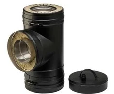 Kierulff Medinis 150/250 mm T formos elementas 90° - su kaiščiu Metalbestos