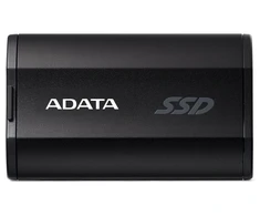 Kietasis diskas ADATA SD810, 500 GB, USB C tipo, USB 3.2 Gen 2x2, 2000 MB/s, Juoda