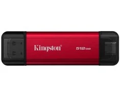Kietasis diskas „Kingston Technology“ 512 GB nešiojamasis SSD diskas su dviem USB-A/C jungtimis, iki 1050 MB/s USB 3.2 Gen 2