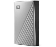 Kietasis diskas 2,5 Western Digital My Passport Ultra Mac 6TB Sidabrinis USB-C/USB3.0 HDD 6,35cm 2,5Zoll Metal finish RTL portable external