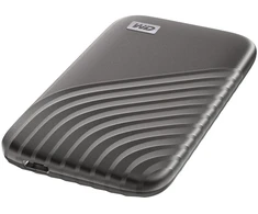 Kietasis diskas Western Digital My Passport, 4 TB, USB C tipo, 3.2 Gen 2 (3.1 Gen 2), 1050 MB/s, slaptažodžio apsauga, pilka