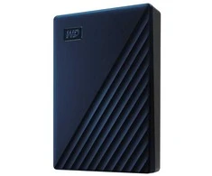 Kietasis diskas Western Digital My Passport Ultra 6TB Mėlyna USB-C/USB3.0 HDD 2,5" metalo apdaila RTL nešiojamas išorinis