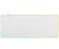 Pelės kilimėlis DELTACO GAMING, 6xRGB režimai, 90x36cm, baltas / GAM-079-W