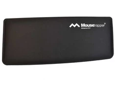 Pelė Mousetrapper® riešo apsaugos, skirtos Mousetrapper® Advanced 2.0, juodos/baltos spalvos