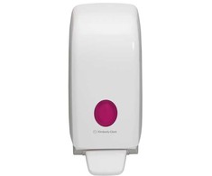 Kimberly Clark Nordic Dozatorius, Kimberly-Clark Aquarius, 1000 ml, baltas, plastikinis, muilui *Šis daiktas neužimtas
