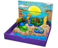 Kinetic Sand Kinetinis smėlis – vėžlių paplūdimio rinkinys (6069781)