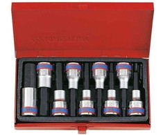 KING TONY KPL.NAS.IM.1 / 2 "9 vnt. 4-17mm / KASETĖ...